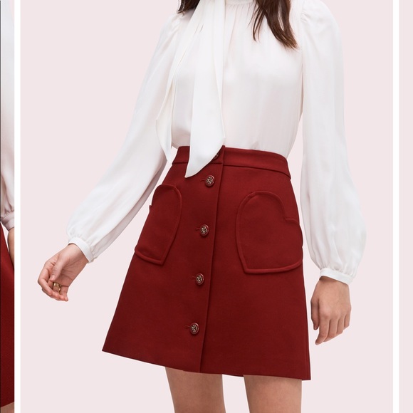 Kate Spade Heart Pocket Skirt | Poshmark